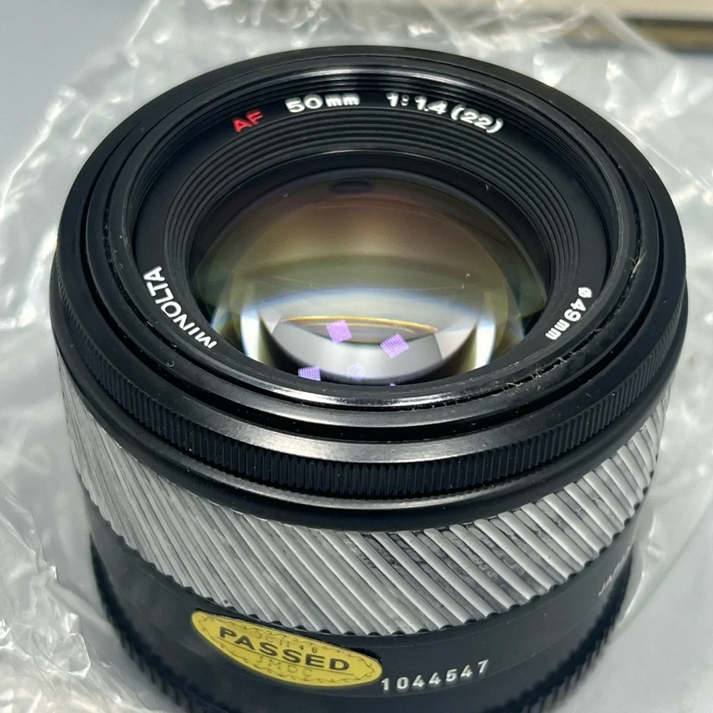Minolta af50mm lens